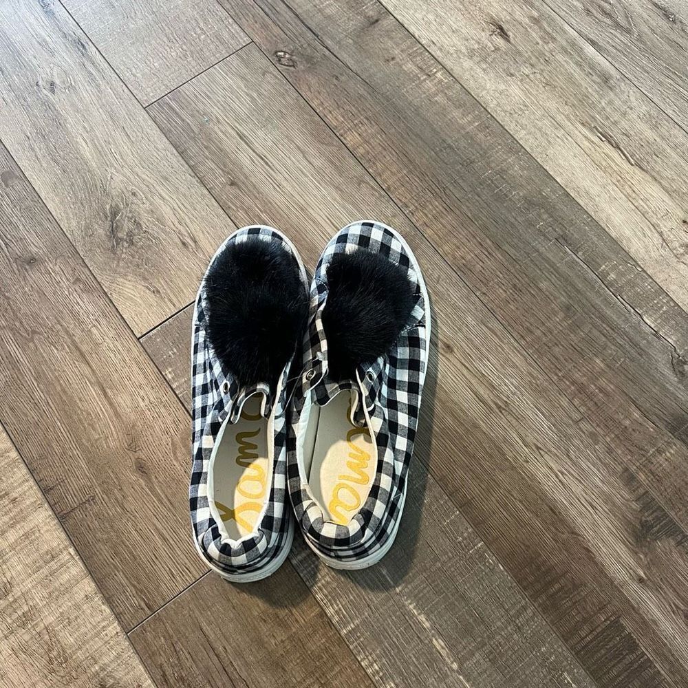 Sam Edelman Women's Black and White Trainers size 9
